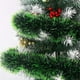 thumbnail image 5 of Adornos navideños, guirnaldas navideñas, guirnaldas verdes brillantes para colgar, ideales para decorar fiestas navideñas. Guirnaldas de plástico., 5 of 6