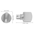 thumbnail image 2 of RENACLIPY Bouton de Porte d'Intimité en Acier Inoxydable à Installation Facile pour Portes Intérieures avec Protection Antivol, 2 of 8