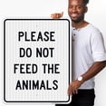 thumbnail image 2 of Do Not Feed The Animals Sign,, 2 of 8