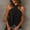 Black women halter tops a1, variant on Summer Women Halter Tops Flowy Casual Tank Tops Solid Boho Beach Vacation Tops Sleeveless Blouses Trendy Summer Clothes, White XL