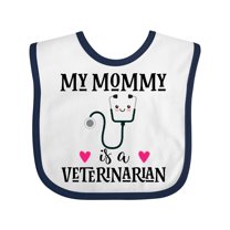 Inktastic Veterinarian Mommy Vet Boys or Girls Baby Bib