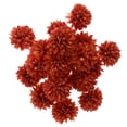 thumbnail image 4 of 20 piezas de hortensias artificiales de seda para ramo de novia, decoración de boda, color naranja, 4 of 9