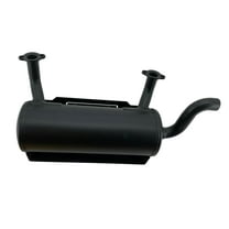 John Deere Genuine OEM Vehicle Mufflers, Metal Black, 11.1 lb