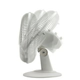 Lasko Portable 12 3 Speed Oscillating Table Fan With Tilt Back Head 