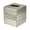 Nickel Chrome Finish, variant on Abode Tissue Box Cover Square – Handcrafted Geo Embossed Nickel Chrome Finish Metal Tissue Holder Box for Bathroom Accessory, Aesthetic Decorative Facial Napkin Cube for Modern Home Décor