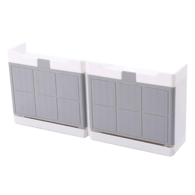 Yuarrent Soporte de almacenamiento multifuncional Estante de almacenamiento colgante Estante de jabonera de concha Soporte de jabonera con perchas Juegos de accesorios de baño No.2 Yuarrent HA027560-02