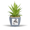 thumbnail image 1 of Japan  Sakura Drawing Sketch Fake Pineapple Flower Pot Vase Mini Decor, 1 of 3