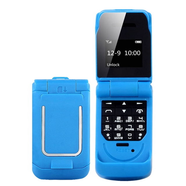 Mini teléfono móvil con tapa, pantalla de 0,66 pulgadas, marcador Bluetooth, el teléfono móvil más pequeño