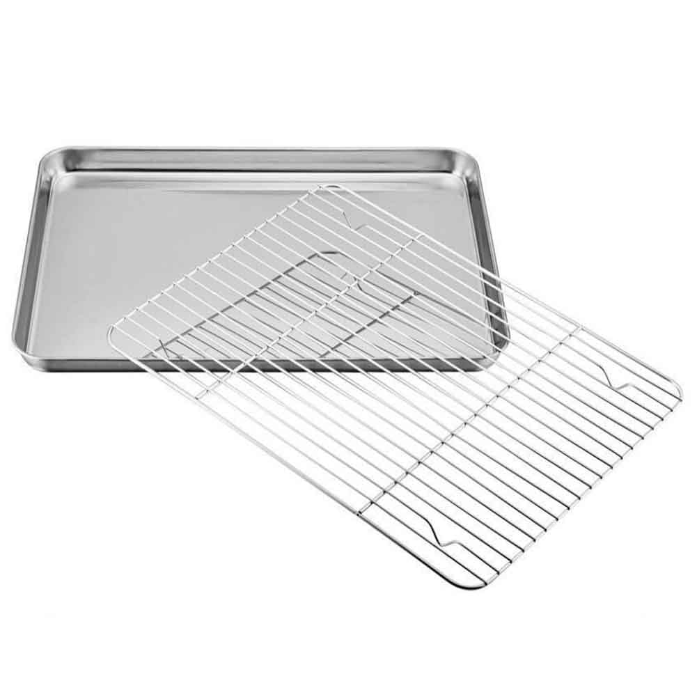 Baking Pan With Rack Stainless Steel Tray Cookie Plate h 8-1-2-x-3-1-2-non-stick-carbon-steel-fluted-bundt-cake-pan-72-oz