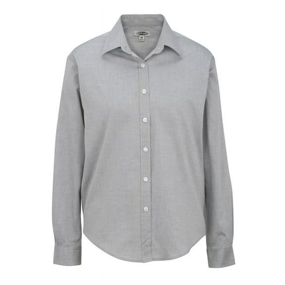 Edwards Ladies' Pinpoint Oxford Shirt - Long Sleeve
