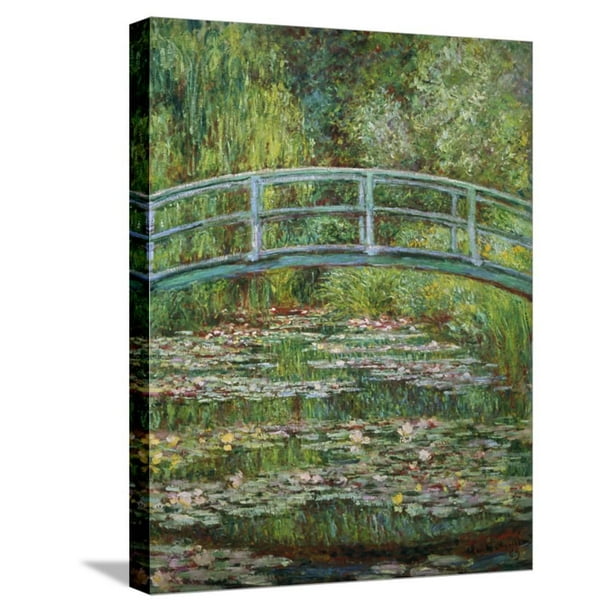 Japanische Bruecke, 1899, Botanical Scenic GalleryWrapped Canvas Print Wall Art by Claude Japanische Bruecke, 1899, Botanical Scenic GalleryWrapped Canvas Print Wall Art by Claude
