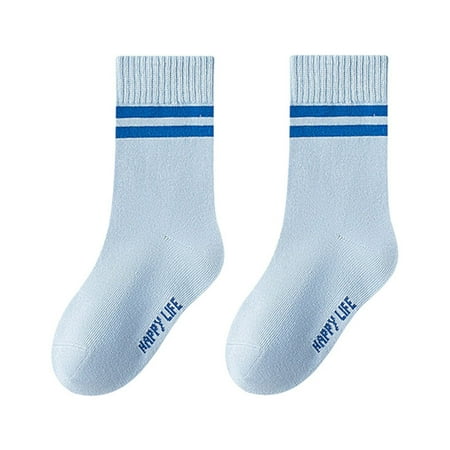 Sunbona Kids Socks Bulk Pack Soft Mid Calf Socks For Girls Boys Breathable Seamless Everyday Socks For Toddlers And Big Kids