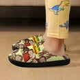 thumbnail image 6 of Curious George Cartoon Slippers Cute Cotton Slippers for Boys Girls Kids Favors Shoes 2025 Plush Lightweight Warm Slippers, 6 of 8