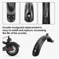 thumbnail image 2 of ABCISI Electric Scooters Rear Mudguard, Professional Splash Proof 4 Hole Scooter Mudguard Replacement, Scooter Rear Black Fenders Bracket Scooter Replacement Part Accessory, 2 of 9