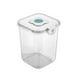 thumbnail image 1 of Ounissouiy Cubo de arroz con tapa Almacenamiento de alimentos de cocina Tarro sellado transparente Tanque de granos Caja de cereales Apilable para Organizadores de utensilios de cocina Transparente L, 1 of 6