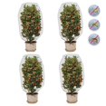 thumbnail image 3 of Bolsa de red protectora para plantas, árboles y verduras, 4 unidades, para invernaderos de jardín, 75 x 80 cm, 3 of 14