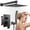 Matte Black, variant on TVOFEK 10 inch Shower Faucet Set Wall Mounted, Bathroom Rain Shower Head System with handheld Combo, Pressure Balanced Valve and Fixtures, Matte Black