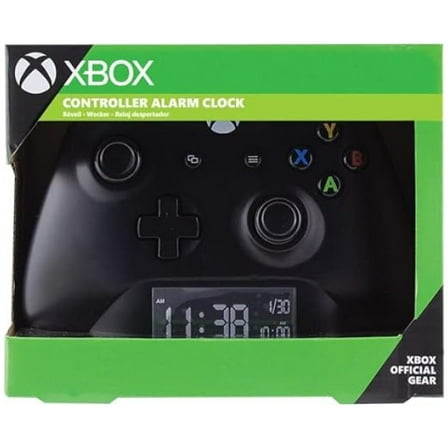 Xbox Controller Alarm Clock – Officially Licensed Microsoft Digital Black Clock & Date, Gift Accessory for Gamer, Bedroom Decor | Paladone