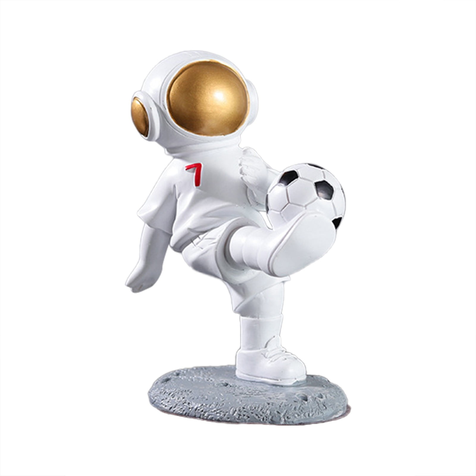 Astronaut Figurine Decor Polyresin Astronaut Statue Spaceman Figure ...