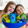 thumbnail image 5 of Happy Easter Basket Pre-Filled Surprise Jumbo Egg w/ Blue's Clues Plush Toy Kids Boys Girls Balloon Eggs Peeps Candies & Reusable Plastic Egg-Shaped Container Spring Party Favors (Contents Vary), 5 of 7