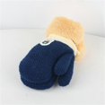 thumbnail image 4 of Guantes de invierno para niños Keep Warm - Azul marino Kuyhfg Sin marca, 4 of 4