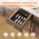 thumbnail image 4 of Organizador de Cubiertos, Bandeja Cubiertos Cajon Cubertero para Cajón para Menaje, Cocina Organizador Xtellar negro, 4 of 4