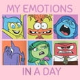 thumbnail image 2 of Girl's Inside Out 2 My Emotions in a Day  Graphic T-Shirt, 2 of 4