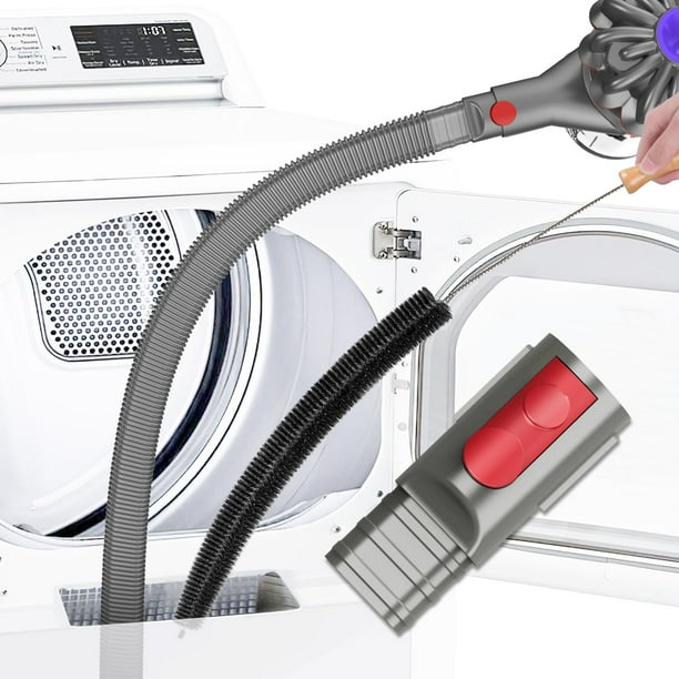 Kit de limpieza de ventilación para secadora, compatible con Sealegend, Dyson V7-V15