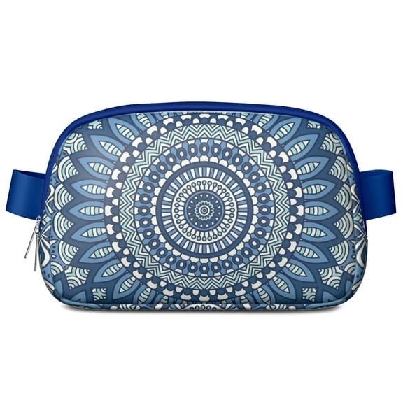 Vintage Mandala Waist Bag – Symbolic Tribal Fanny Pack with Boho Floral Design, Cultural & Spiritual Essence