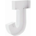 thumbnail image 1 of 8" Fillable Cardboard Letter Shaped Box Paper Mache Birthday Party Sweets Candy Tray (J), 1 of 4