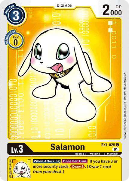Digimon Classic Collection Common Salamon EX1-025