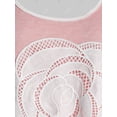 thumbnail image 3 of Talla grande Hombro frío flor de encaje de camiseta Rosegal  Camisetas tallas grandes, 3 of 5