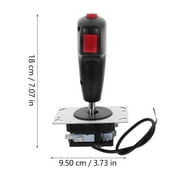 QIFULL Game Controller Pc Flight Joystick 1Pack 7.1x3.7x2.6in Aluminum