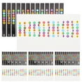 thumbnail image 1 of EeaseCA 8pcs Guitar Fretboard Sticky Signs Guitar Fingerboard Stickers Labels For Guitar Beginner, 1 of 8