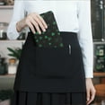 thumbnail image 5 of WIRESTER 4.7 x 9 Inch Server Book for Waitress, Waiter Wallet with Zipper Pocket & Magnetic Closure, Restaurant Waitstaff Organizer – Shamrock Clover Leaves, 5 of 6