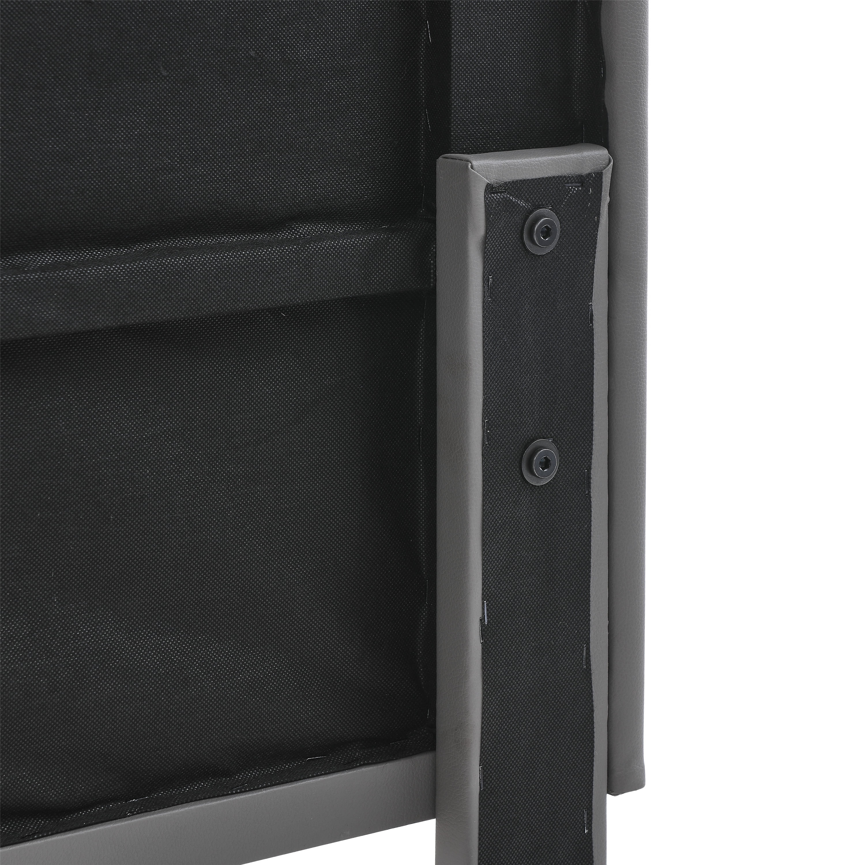 BRGMAUS Queen Bed Frame with Upholstered Headboard - Durable Slats, Waterproof, 30-Min Assembly