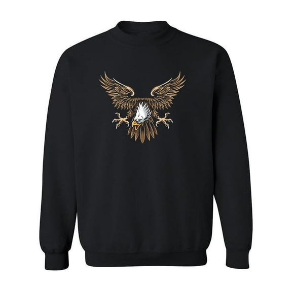 Hunting Eagle Sweatshirt Men -Image by Shutterstock, Male 4X-Large