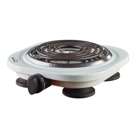 BRENTWOOD 1000W SINGLE ELEC. BURNER WHIT