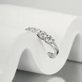 thumbnail image 5 of Moissanite 5 Stone Eternity Ring 4mm 1.5cttw D Color Sterling Silver Engagement Wedding Band Rings For Women, 5 of 7