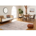 thumbnail image 3 of Safavieh Harlow Dacre Distressed Polyester Area Rug, Ivory Gray/Rust, 5'3" x 7'6", 3 of 12