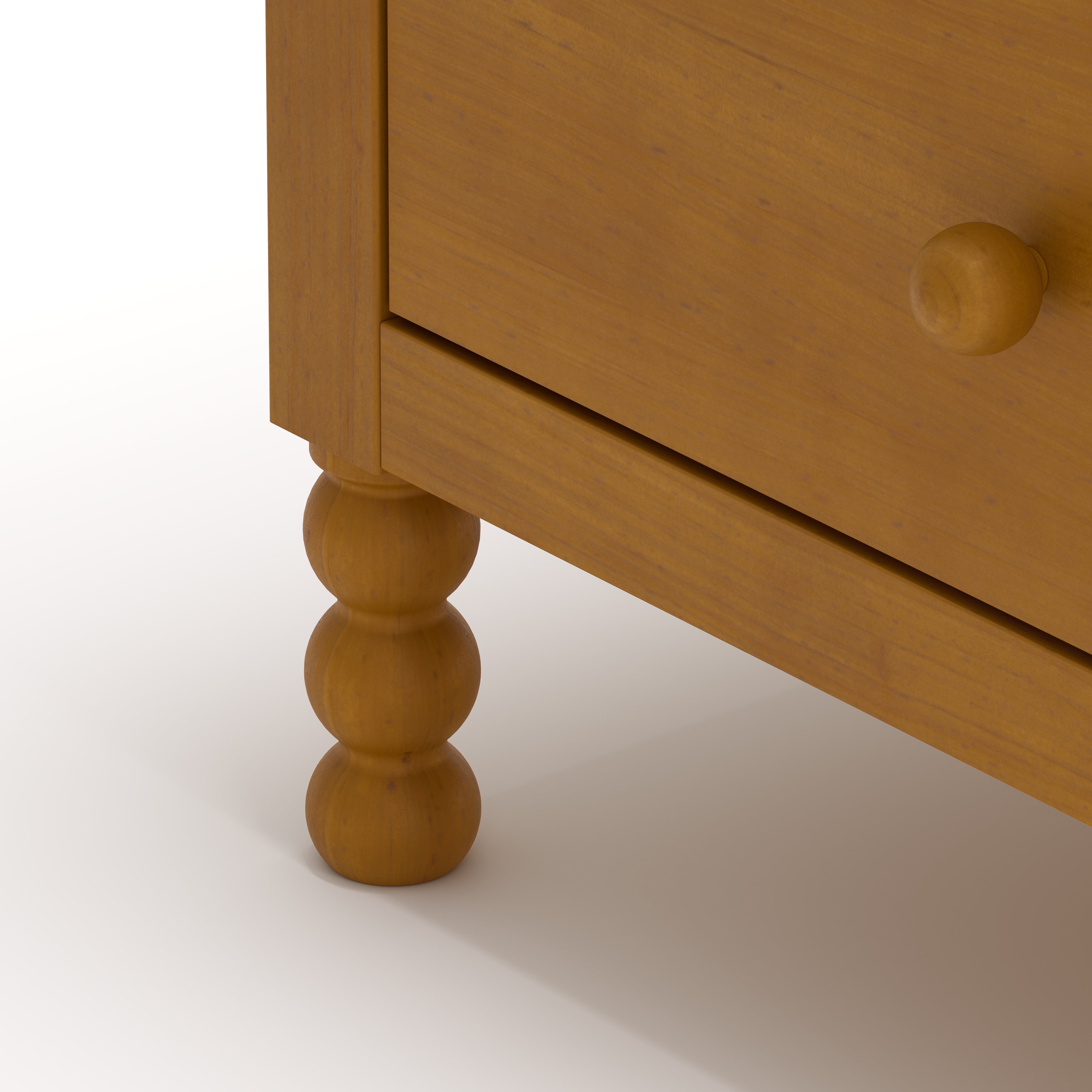 Art of Nursery by Storkcraft Rio 6 Drawer Nursery Dresser, Almond