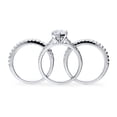 thumbnail image 4 of BERRICLE Sterling Silver Solitaire Wedding Engagement Rings 1.25 Carat Round Cut Cubic Zirconia CZ Ring Set for Women, Rhodium Plated Size 9, 4 of 14
