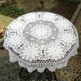 thumbnail image 2 of Cotton Handmade Crochet Lace Tablecloth Doilies Doily,Round, 2 of 4
