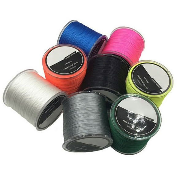 SPRING PARK 300M Braided Fishing Line- 8 Strands Super Strong PE Fishing Wire-Abrasion Resistant - Zero Stretch-Small Diameter-Multiple Colors