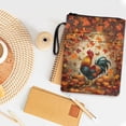 thumbnail image 3 of HELLHERO Rooster Pumpkin Zipper Bag Gift Protector Wrap Bag with Book Protection Polyester Fabric Reusable for Friend 8.66 x 11.42, 3 of 8