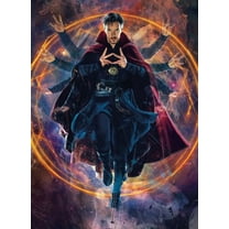 Diamond Painting Kits for Adults&Beginners DIY 5D Diamond Art Paint with Round Diamonds Full Drill Doctor Strange Gem Art Painting Kit for Home Wall Decor Gifts(12x16inch)