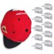 thumbnail image 3 of FLhrweasw Ganchos adhesivos para sombreros para pared (paquete 10) - Perchero para gorras béisbol (blanco), 3 of 9
