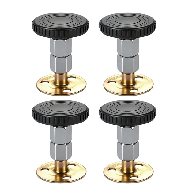 DimyFew 4-piece Set of Adjustable Bed Frame Anti-rattling Tools, Headboard Stoppers, Strong, Load-bearing Support Stabilizers for Furniture to Prevent Rattlin 55mm to 75mm