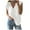 White, variant on POROPL Women's Sweaters Sleeveless V-Neck Sweater Casual Oversized Top Pullover Size S-XL