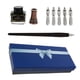 thumbnail image 1 of Dip Fountain Pen Set Writing Supplies 1 Set Perfect For Artists Students Elegant Retro Design Brown Color Enhanced Writing Experience, 1 of 3
